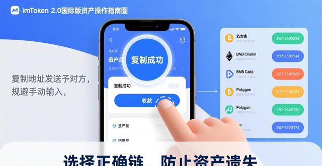 如何在imToken官网下载2.0国际版上处理资产问题？_imToken 2.0国际版资产转账收款操作教程_imToken 2.0公链选择与地址格式差异